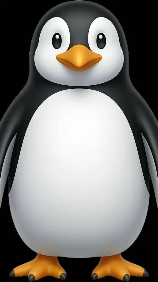 ai character: penguin background