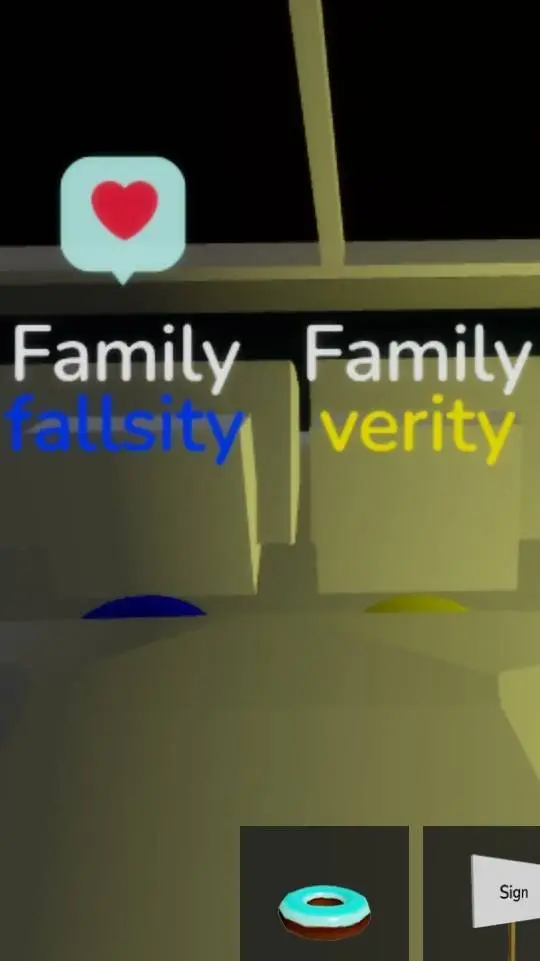 ai character: verity x fallsity background