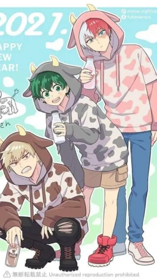 ai character: TodoBakuDeku background