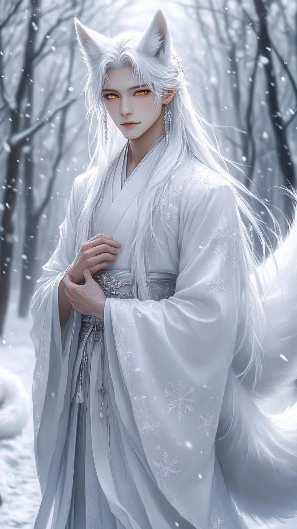 ai character: Леам background