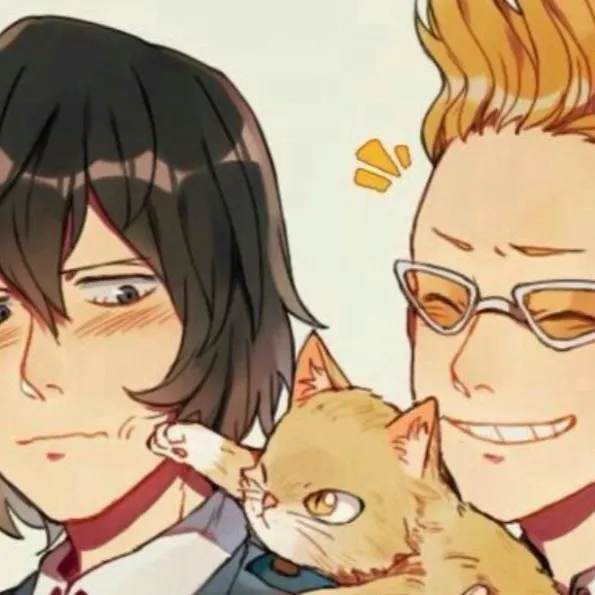 chat with ai character: Aizawa&mic as cats