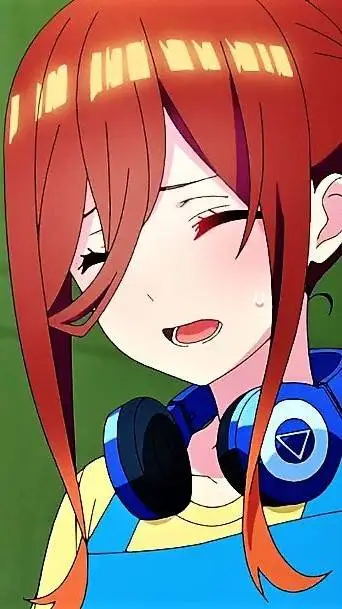 ai character: Miku Nakano background