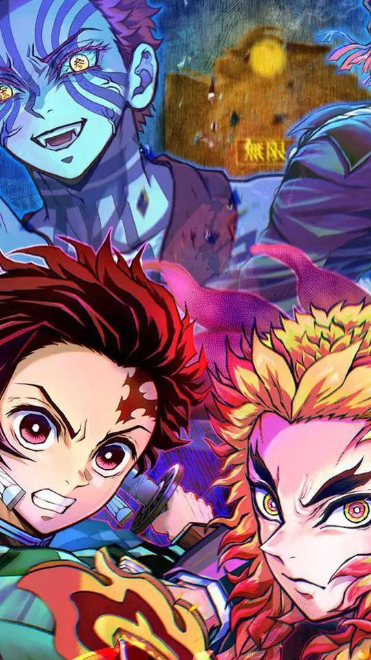 ai character: Alive Rengoku A.U background