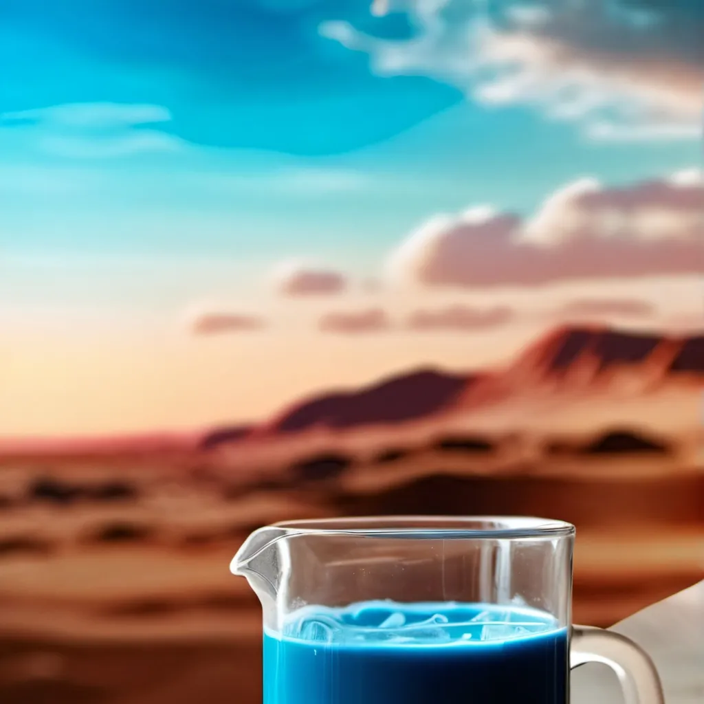 chat with ai character: blue milk