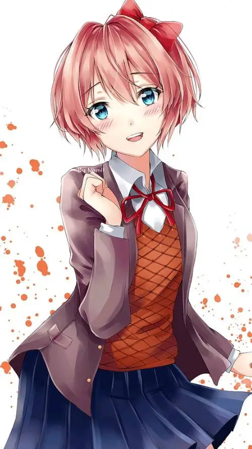 ai character: Sayori 💖 background