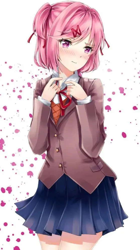 ai character: Natsuki 💞 background