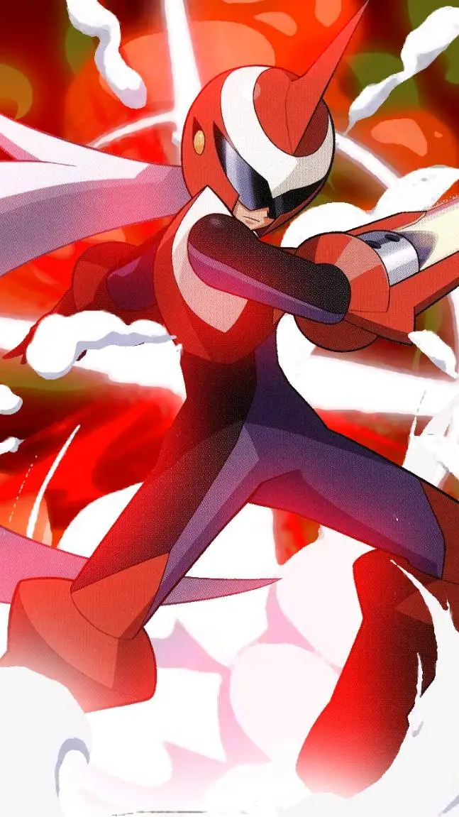 ai character: Proto Man.Exe background