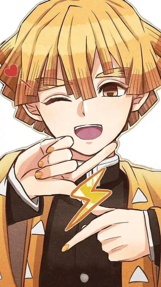 ai character: ⚡Zenitsu Agatsuma⚡ background