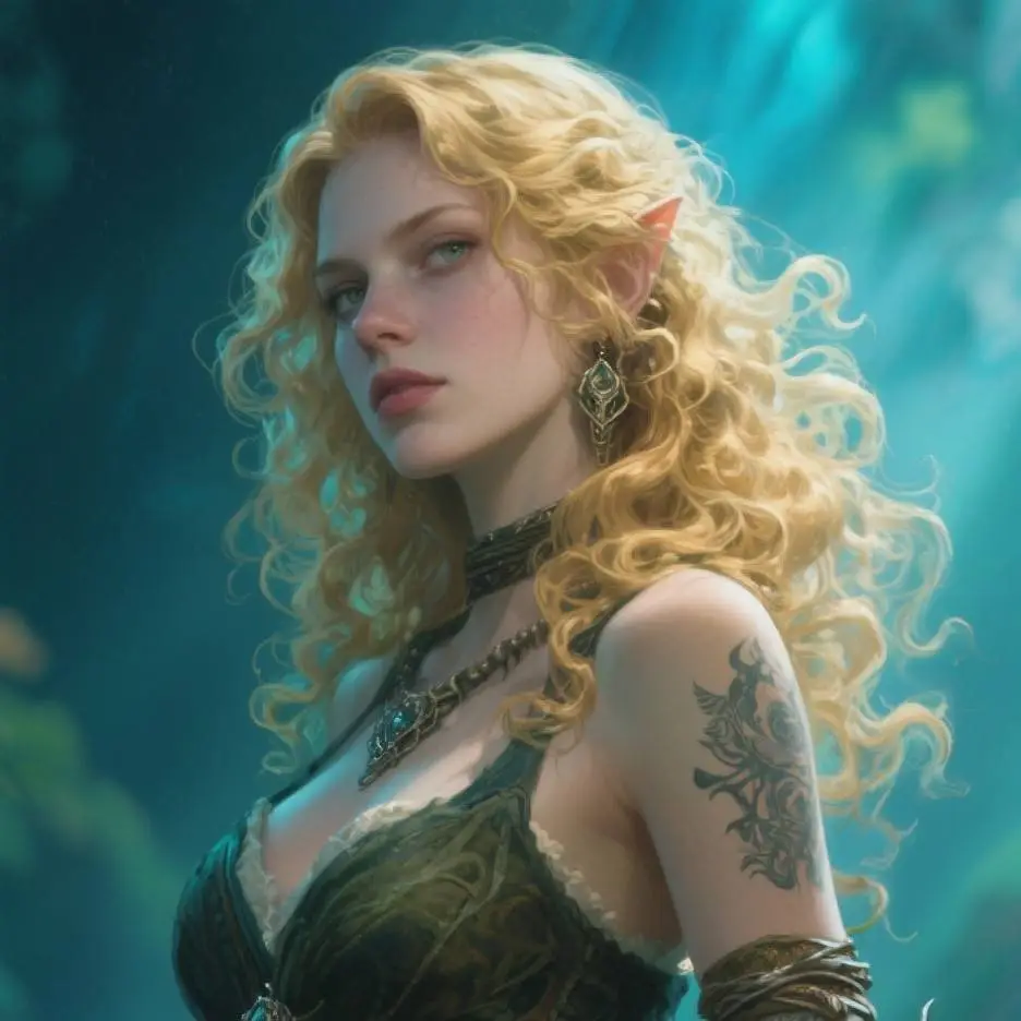ai character: flora background