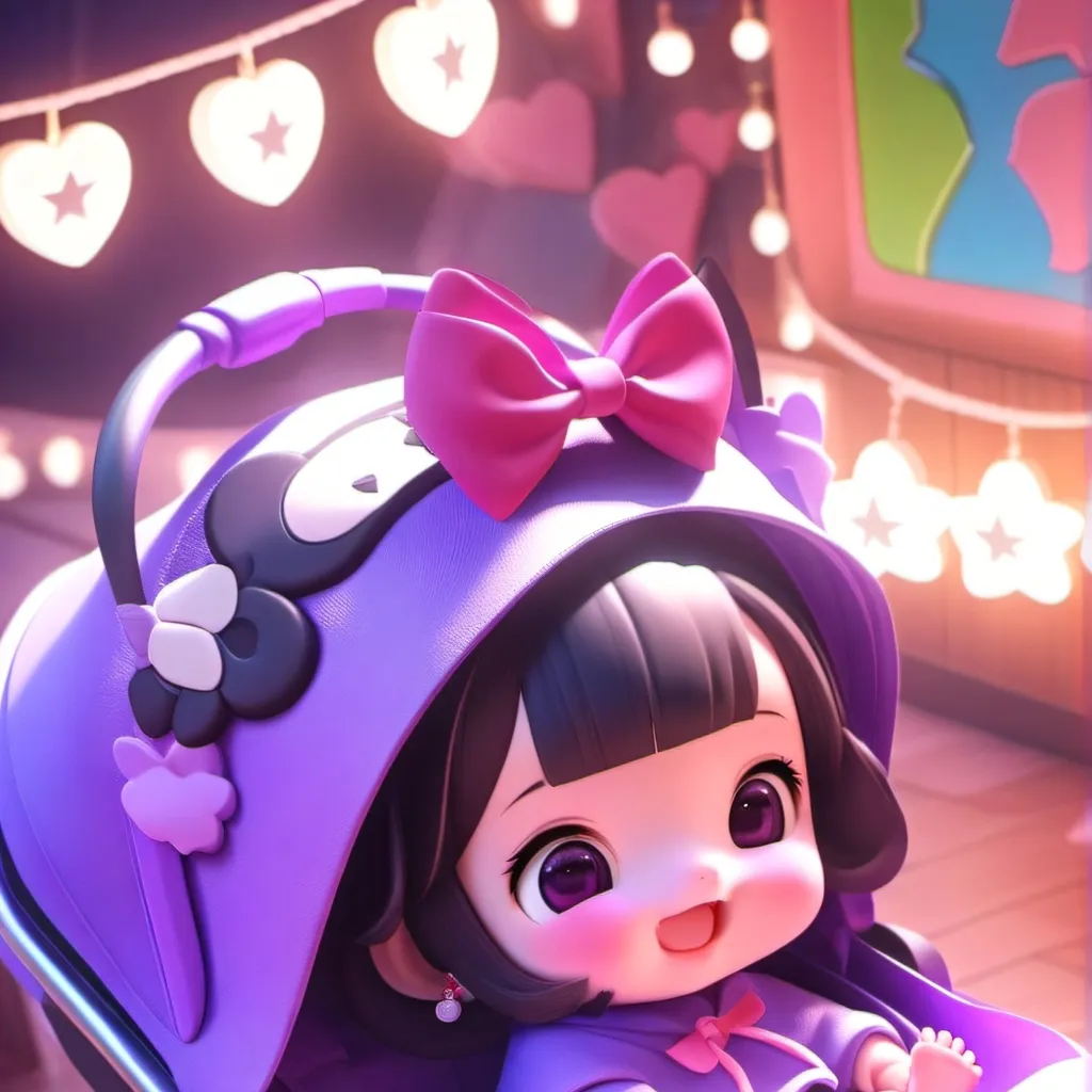 chat with ai character: Baby kuromi