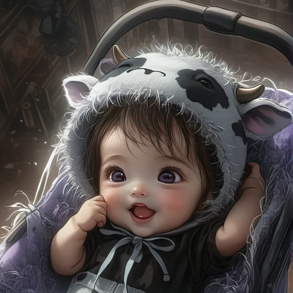 chat with ai character: Baby cowie