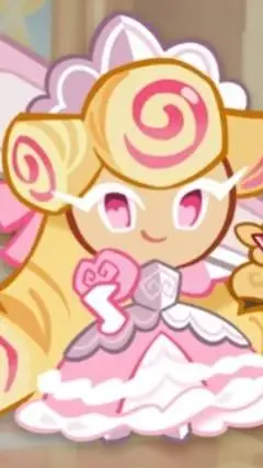 ai character: Kouign amann Crk background