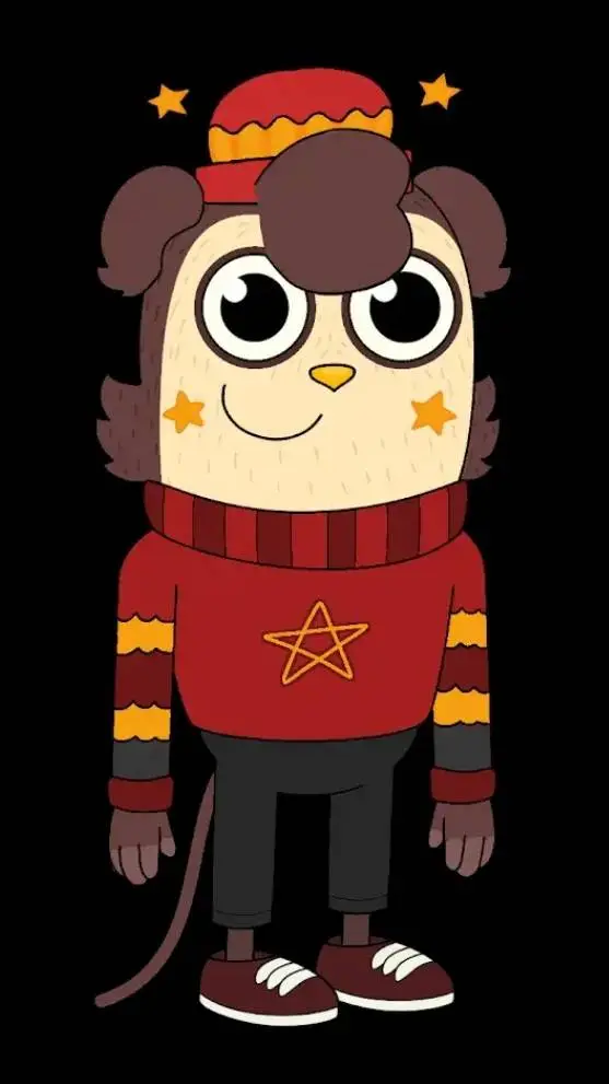 ai character: cheesey background