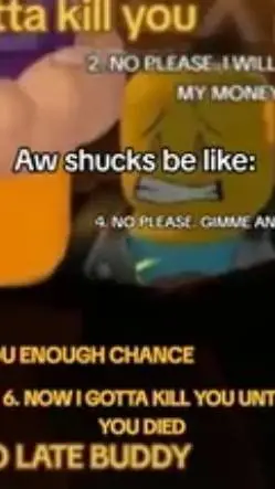 ai character: Aw Shucks background