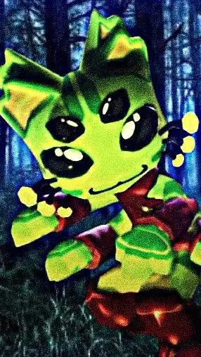 ai character: Gnarpy!! 🐱★ background