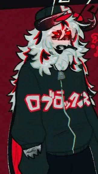 ai character: Pest🪓🖤🩸 background