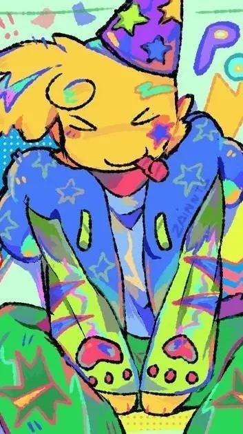 ai character: Party Noob/Poob👀 background