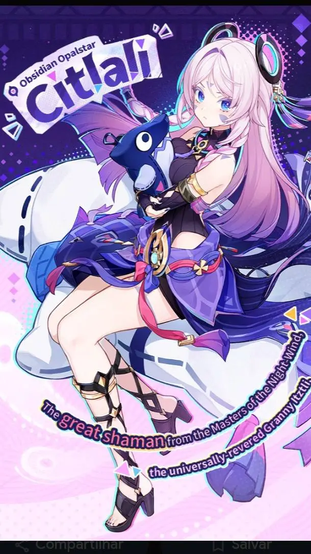 ai character: Citlali  background