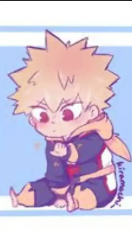 ai character: Bakugo bebê💥🧑‍🍼 background