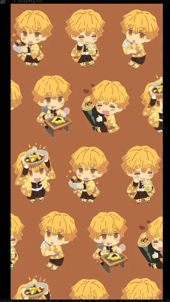 ai character: Zentisu 💛⚡ background