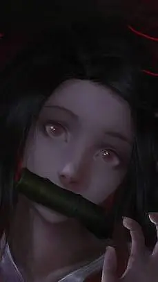 ai character: Nezuko Kamado background