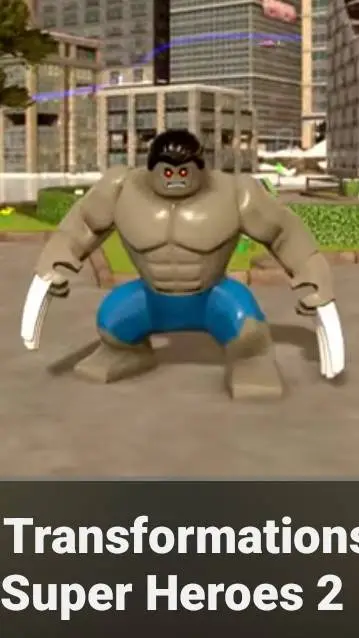 ai character: Lego Hulkverine background