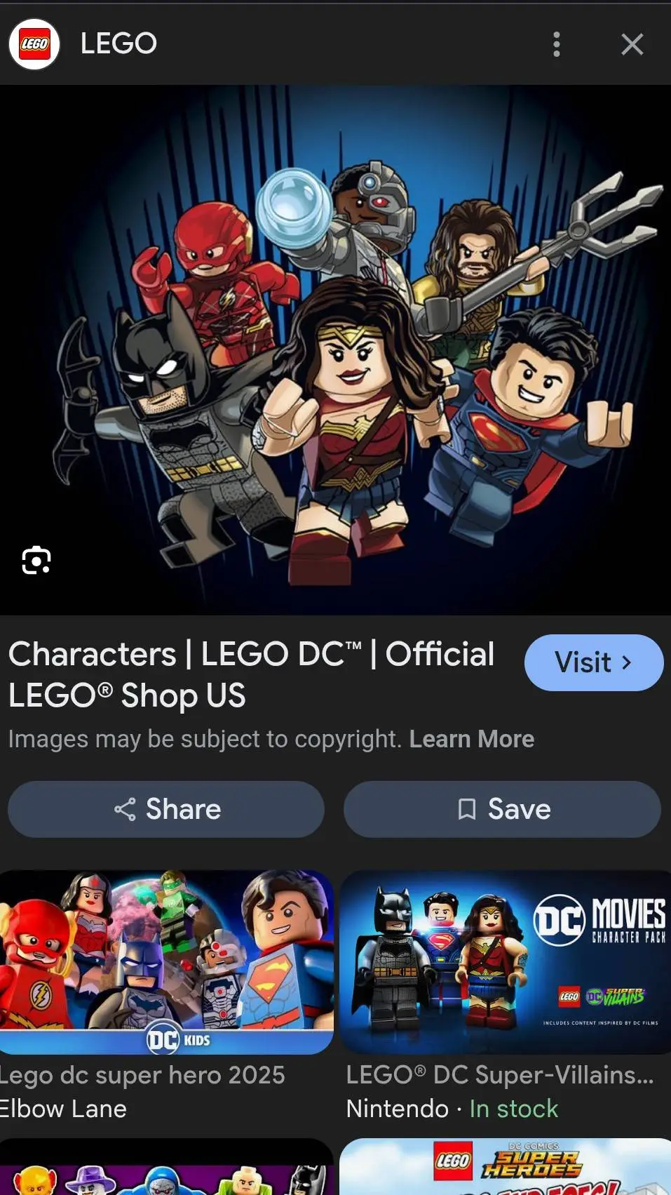 ai character: Lego DC superheroe background