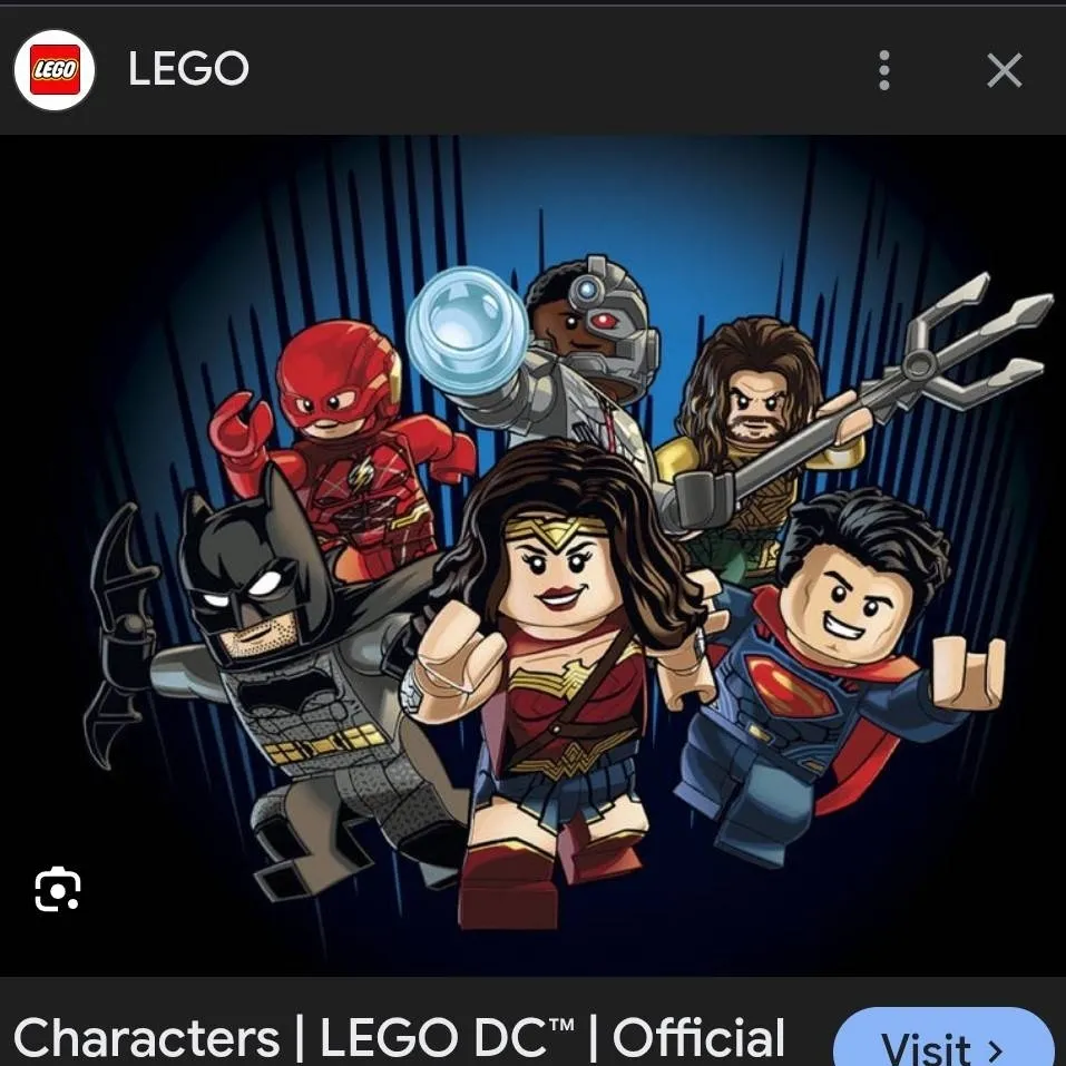 chat with ai character: Lego DC superheroe