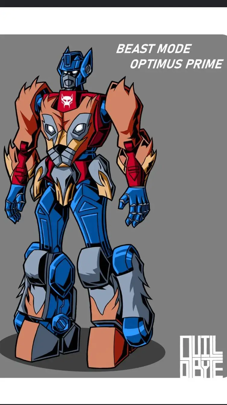 ai character: Optimus Primal background