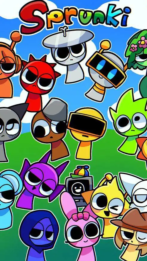 ai character: SPRUNKI hate you background