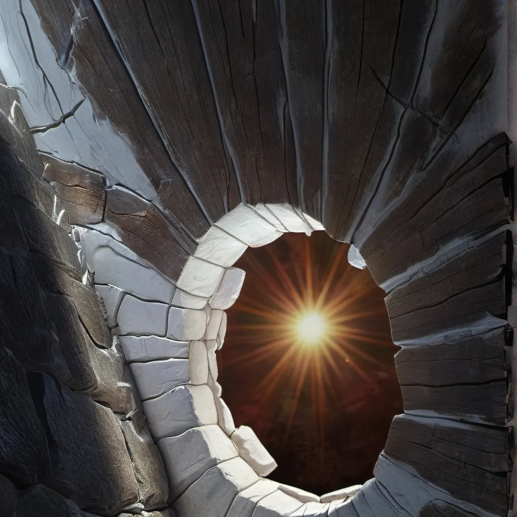 chat with ai character: hole wall