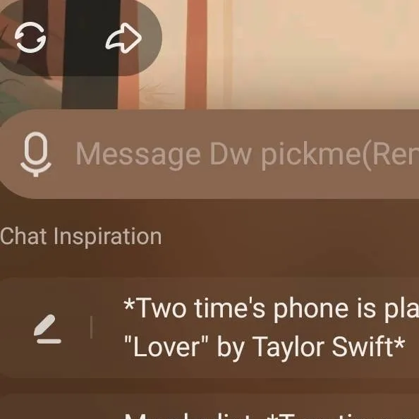 chat with ai character: DW pick me?!