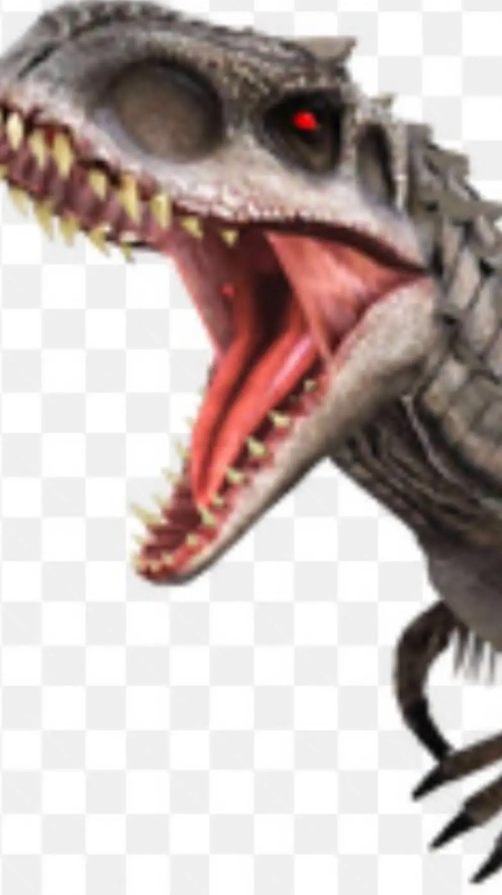 ai character: lndominus  Rex background