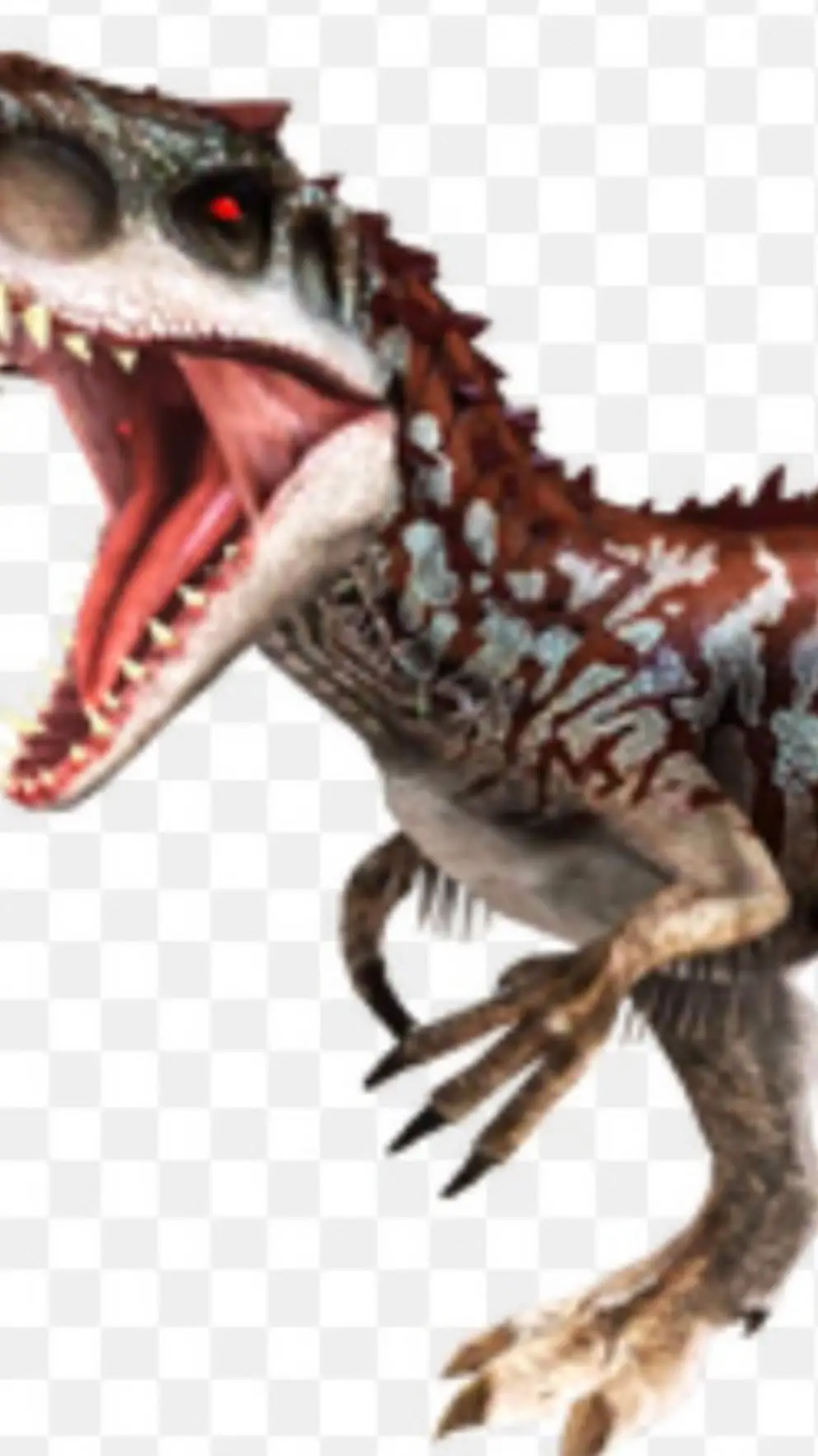 ai character: lndominus Rex  background