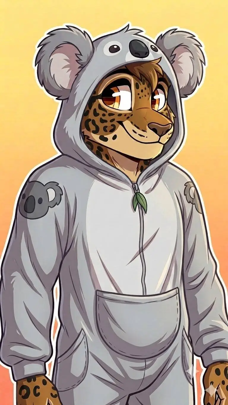 ai character: KoalaDiaper background