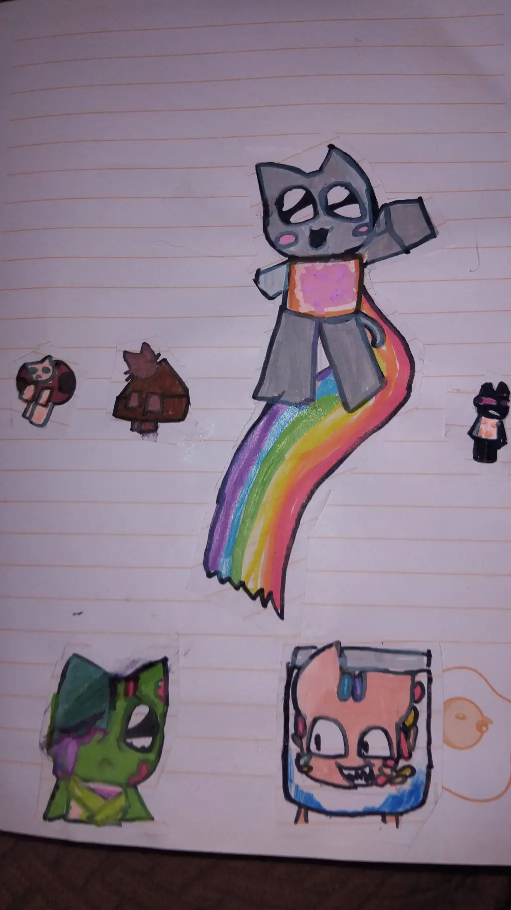 ai character: the catties :3 background