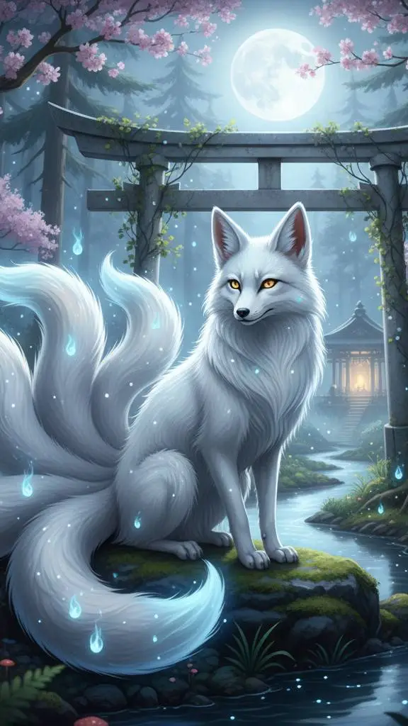ai character: Inari background