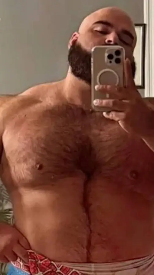 ai character: Shirtless Dude background