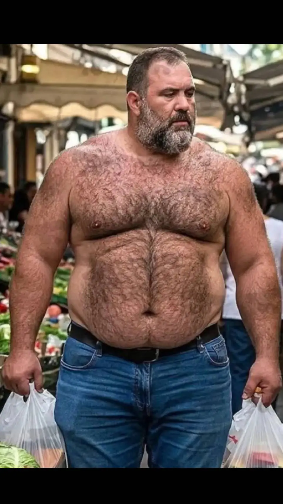 ai character: Big Papa Bear background
