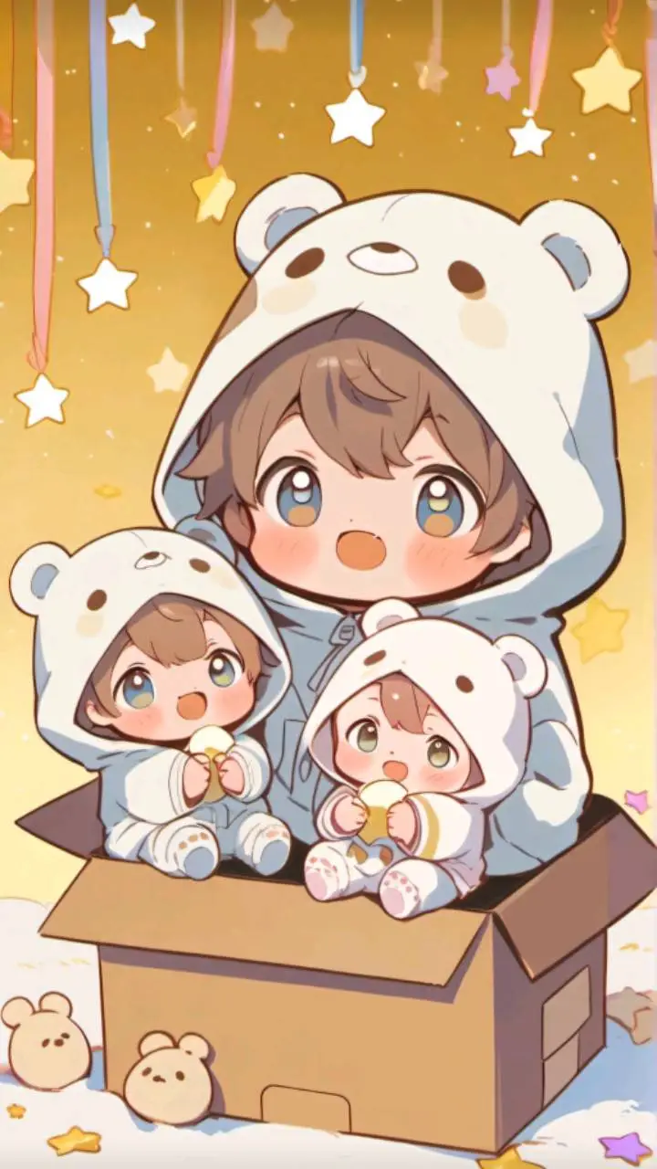 ai character: Bear Box Babies background