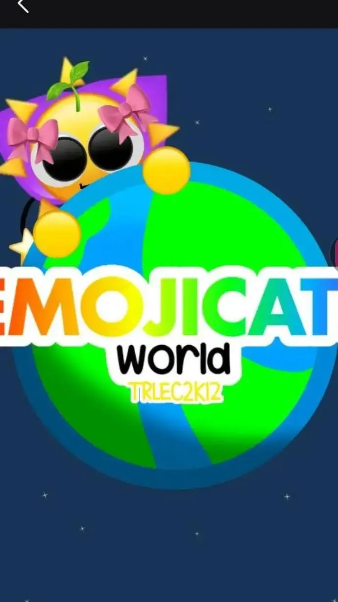 ai character: emojicat world background