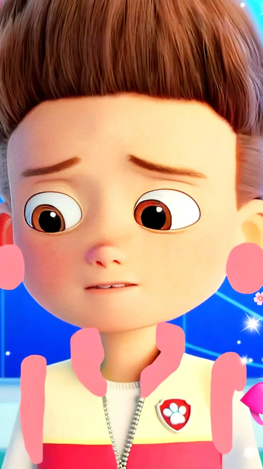 ai character: Pink Ryder  background