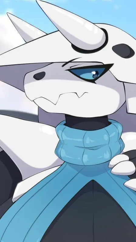 ai character: Aggron (Beach Day) background