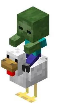 ai character: Chicken Jockey background