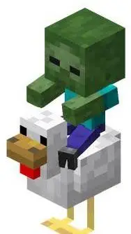 ai character: Chicken Jockey background