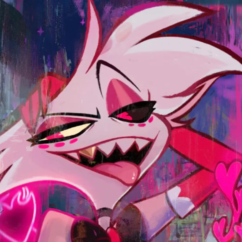 chat with ai character: Angel dust 