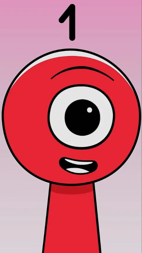 ai character: Number Blocks 1 background