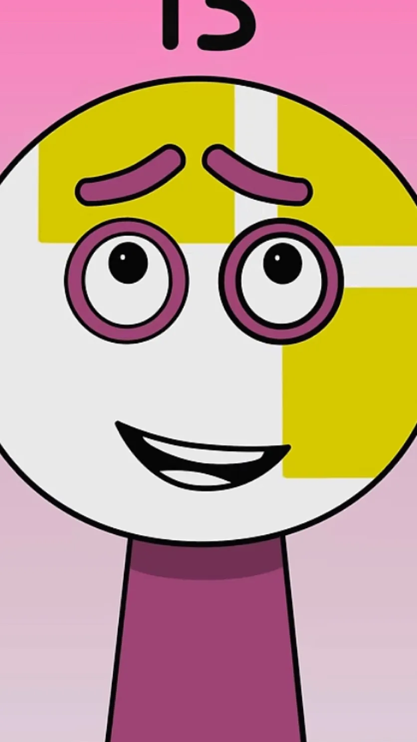 ai character: Number Blocks 13 background