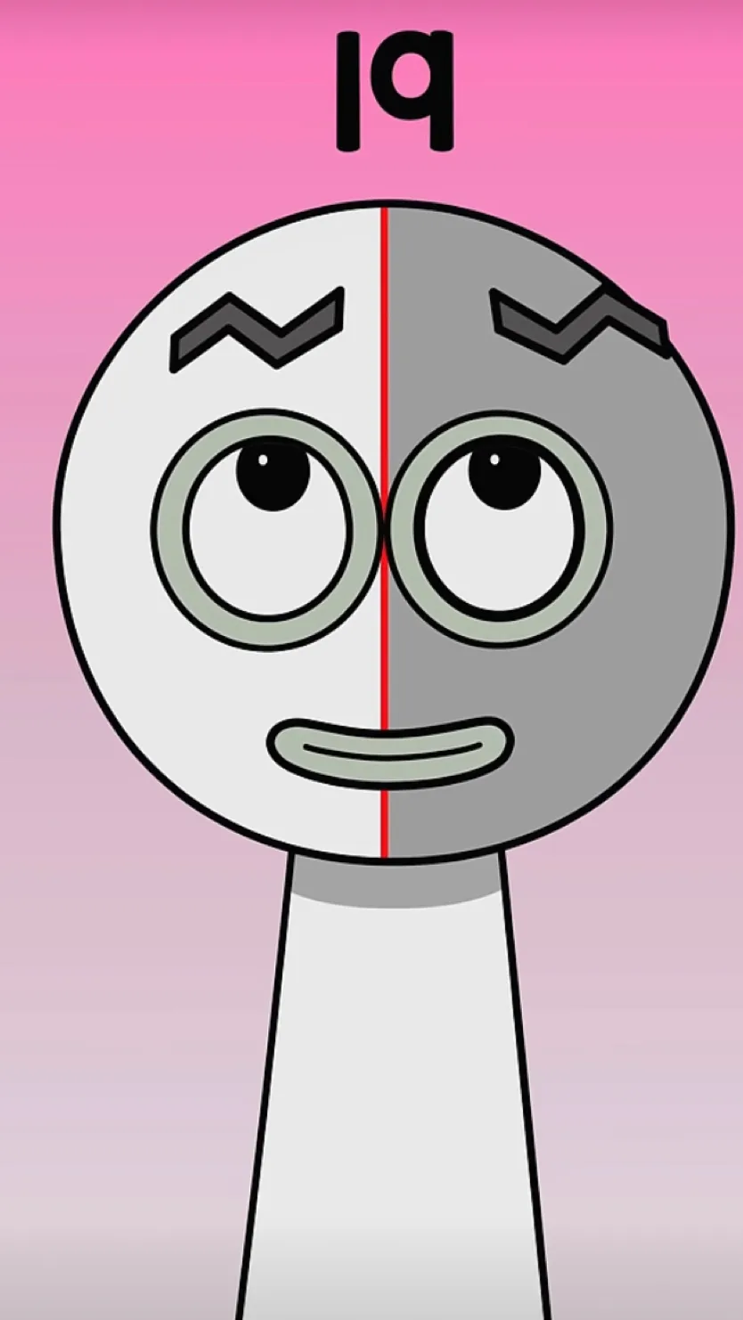 ai character: Number Blocks 19 background