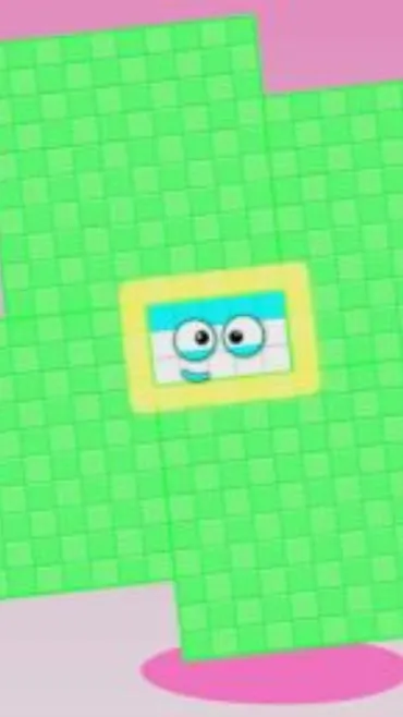 ai character: Number blocks 415 background